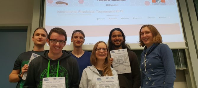 Erlanger Physikstudierende gewinnen das German Physicists‘ Tournament Erlanger Physikstudierende gewinnen das German Physicists‘ Tournament